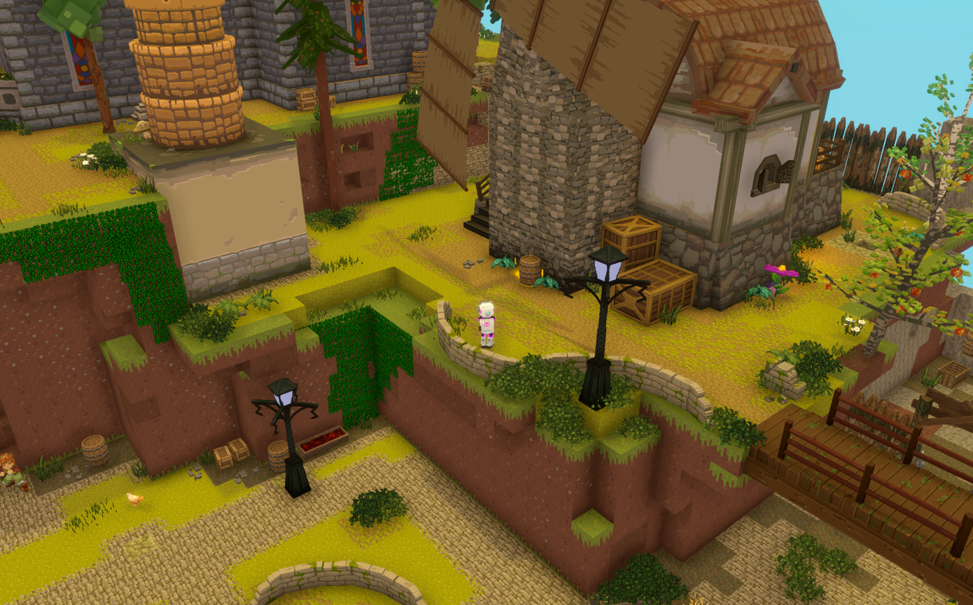 I liked that you could climb plants on walls—it made moving around a lot more comfortable.