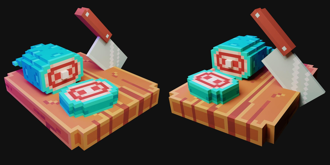 Voxel Cut Fish; Alina S