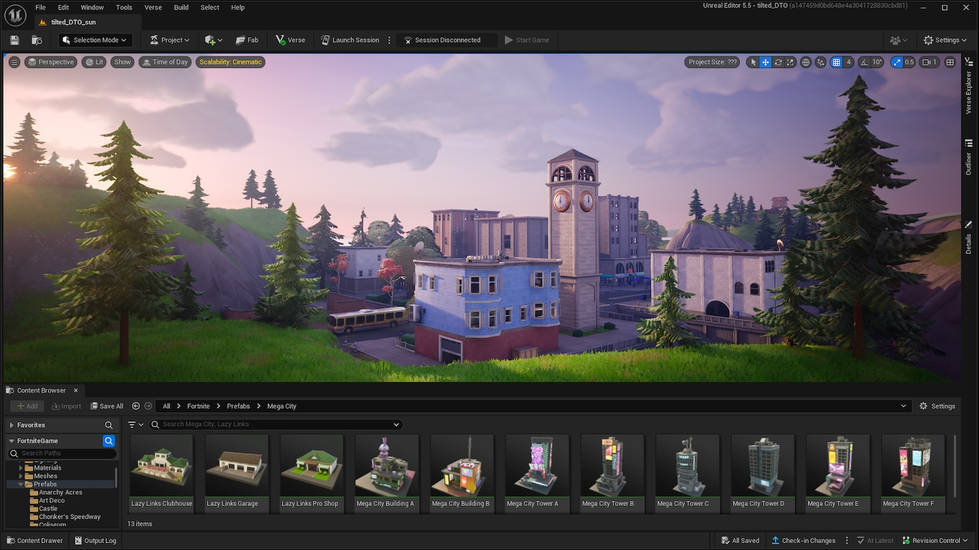 Unreal Editor for Fortnite