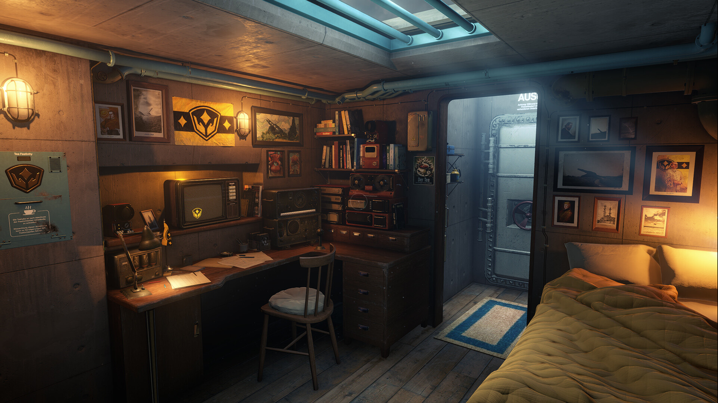 Example of graphics from the Godot engine